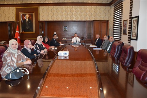 Kaymakamımız Sayın Mustafa ALTINPINAR Başkanlığında "Özel Eğitim" Konulu Değerlendirme Toplantısı Yapıldı
