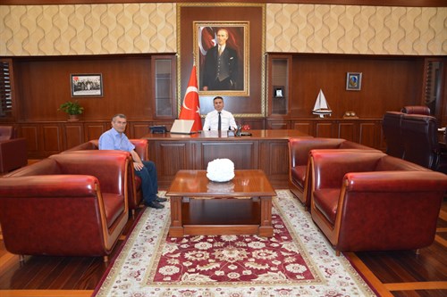 Kaymakamımız Sayın Mustafa ALTINPINAR'a Şehit babası Nuri MURATOĞLU'ndan Ziyaret.